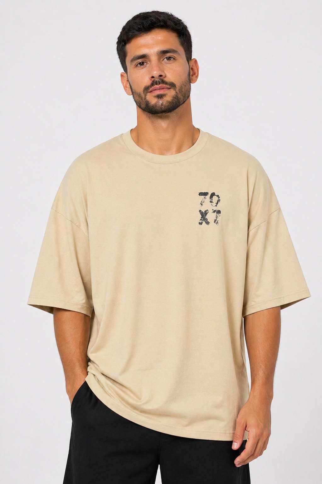 Camiseta Oversized 70x7 – Fé Sem Limites