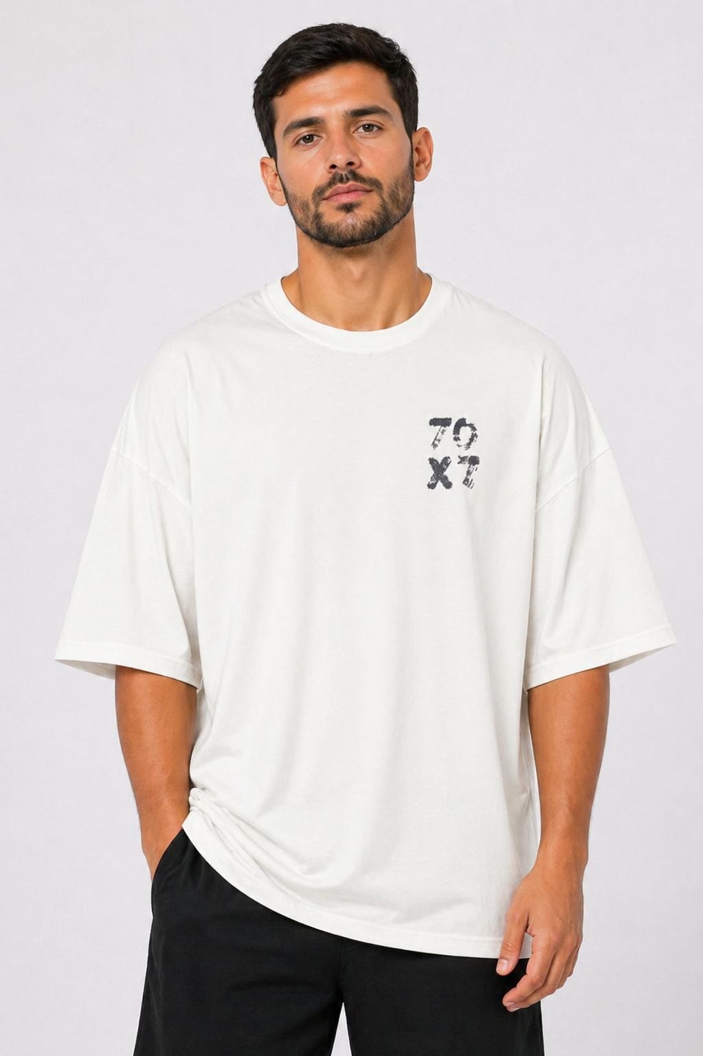 Camiseta Oversized 70x7 – Fé Sem Limites