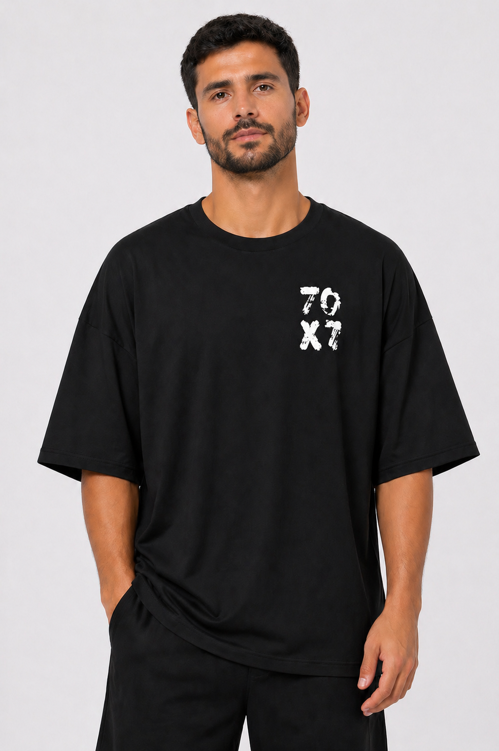 Camiseta Oversized 70x7 – Fé Sem Limites