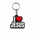 Chaveiro I Love Jesus – Fé em 3D com Design Moderno