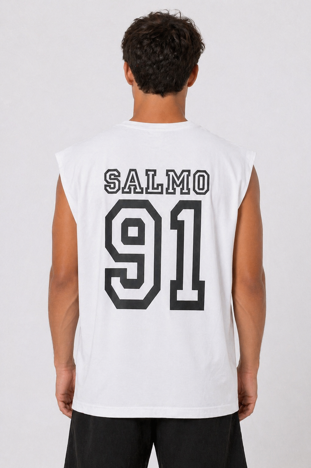 Regata Oversized Salmo 91 – Proteção Divina | Streetwear Cristão Premium